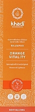 Düfte, Parfümerie und Kosmetik Energetisierendes und feuchtigkeitsspendendes Shampoo für mehr Sprungkraft und Leichtigkeit mit Orangenblütenöl - Khadi Shampoo Orange Vitality