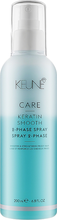 Entwirrendes und glättendes zweiphasiges Conditioner-Spray mit Keratin und Silsoft - Keune Care Keratin Smooth 2-Phase Spray — Bild N1
