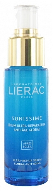 Anti-Aging After Sun Serum für Gesicht und Dekolleté mit Hyaluronsäure - Lierac Sunissime Apres-soleil Serum Reparateur — Bild N1