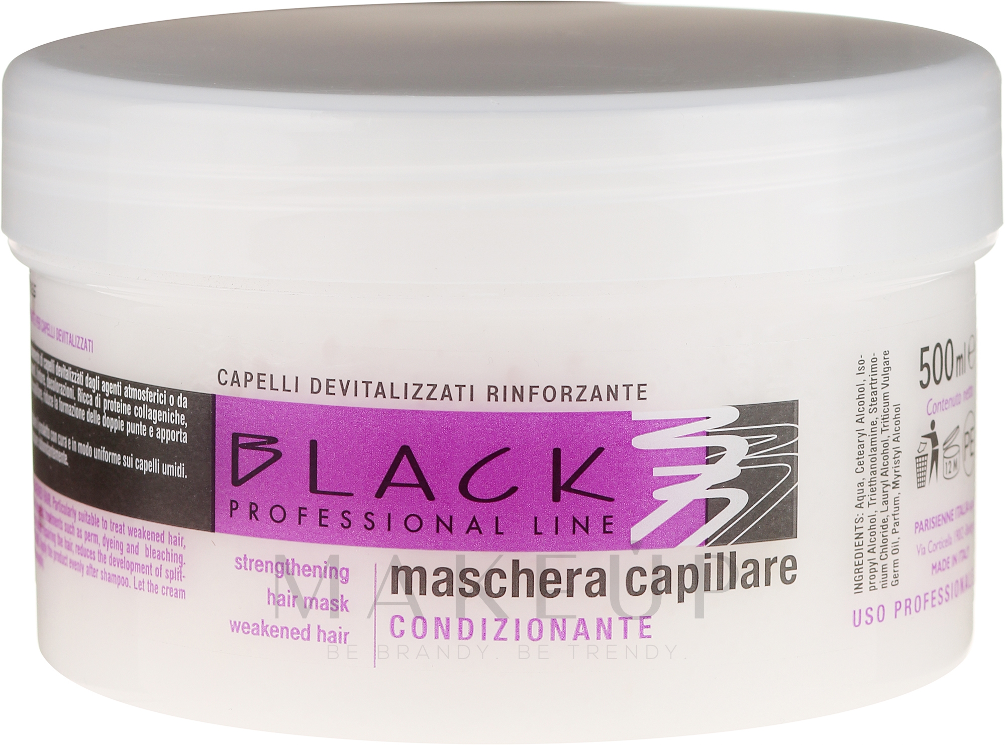 Stärkende Haarmaske - Black Professional Line Strengthening Hair Mask — Bild 500 ml