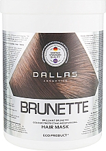 Düfte, Parfümerie und Kosmetik Feuchtigkeitsspendende Farbschutzmaske für dunkles Haar - Dalas Cosmetics Brilliant Brunette