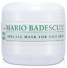 Düfte, Parfümerie und Kosmetik Spezielle Gesichtsmaske für fettige Haut mit Calamine und Kaolin - Mario Badescu Special Mask For Oily Skin