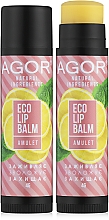 Düfte, Parfümerie und Kosmetik Regenerierender Lippenbalsam mit Kakaobutter und Olivenöl - Agor Amulet Eco Lip Balm