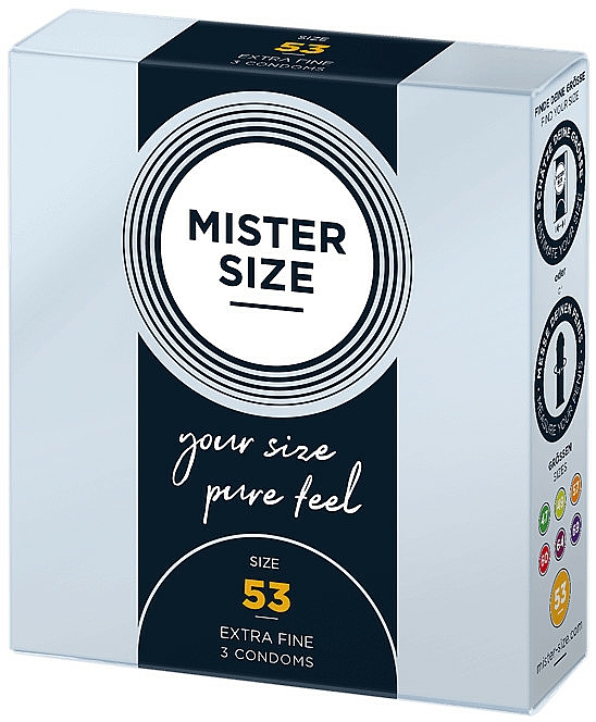 Latexkondome Größe 53 3 St. - Mister Size Extra Fine Condoms — Bild N2