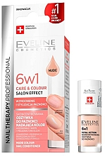 Düfte, Parfümerie und Kosmetik 6in1 Nagelconditioner - Eveline Cosmetics Nail Therapy Professional 6 in 1 Care & Color