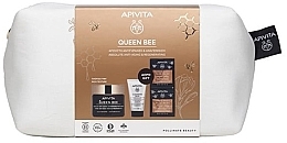 Abschminkpad-Set - Apivita Queen Bee Rich Texture (f/cr/50ml + clean/milk/50ml + f/mask/2x8ml + pouch) — Bild N2