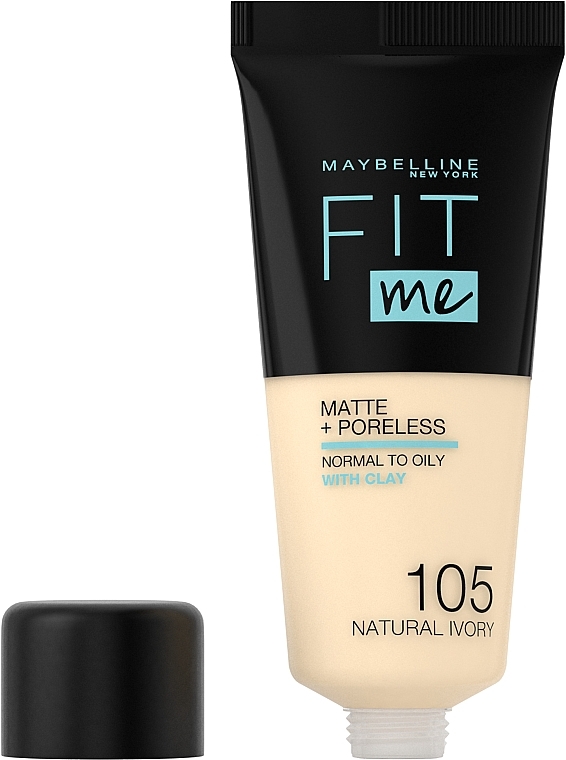 Mattierende Foundation zur Porenverfeinerung - Maybelline Fit Me Matte Poreless Foundation — Bild N2