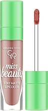 Flüssiger matter Lippenstift - Golden Rose Miss Beauty Stay Matte Lipcolor — Bild N1