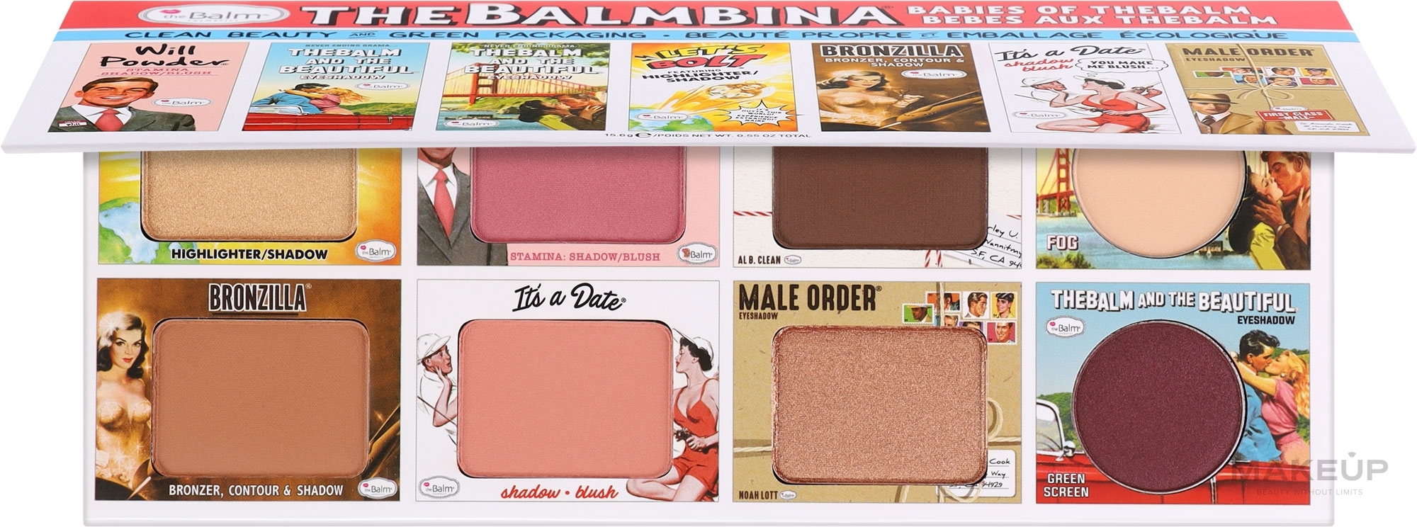Schminkipalette - theBalm The Balmbina Babies Of theBalm Palette — Bild 15.6 g