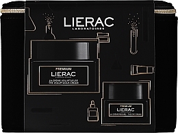 Gesichtspflegeset - Lierac Premium Gift Set (Gesichtscreme 50ml + Augencreme 20ml + Kosmetiktasche) — Bild N1
