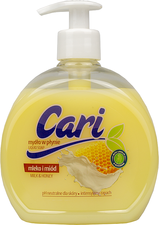 Flüssige Handseife Milch und Honig - Cari Milk And Honey Liquid Soap — Bild N1