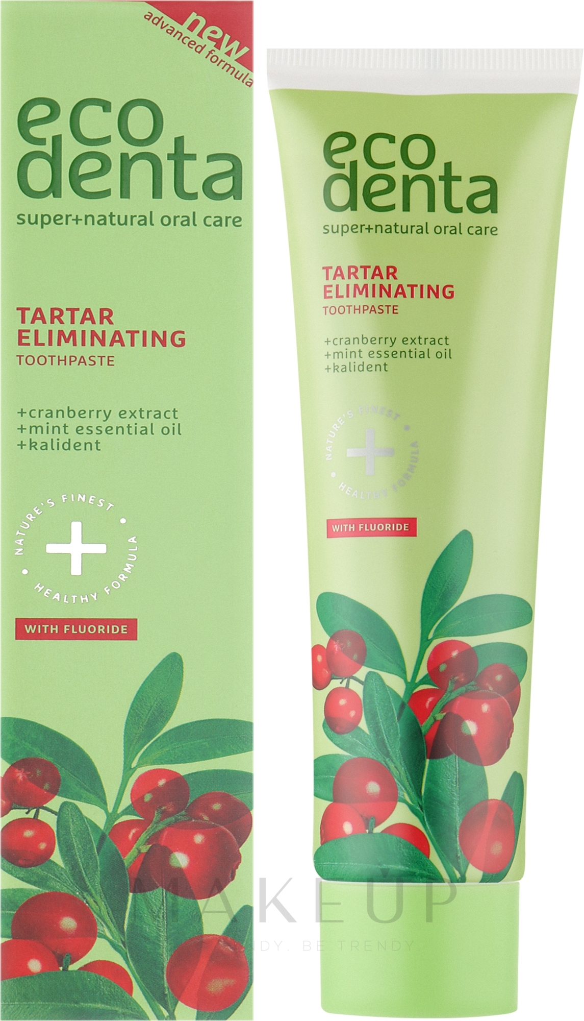 2in1 Erfrischende Zahnpasta gegen Zahnstein - Ecodenta 2in1 Refreshing Anti-Tartar Toothpaste — Bild 100 ml