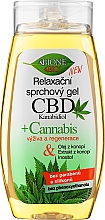 Entspannendes Duschgel mit Cannabisextrakt - Bione Cosmetics CBD Kanabidiol — Bild N1