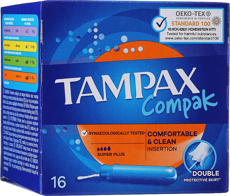 Tampons mit Applikator 16 St. - Tampax Compak Super Plus — Bild N1