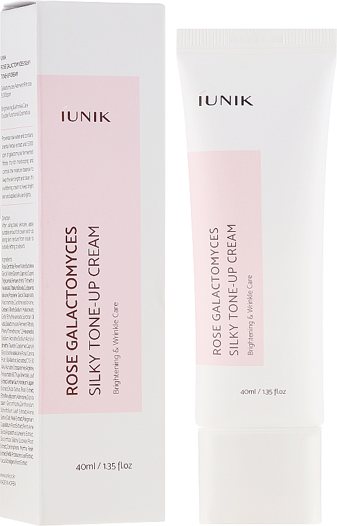Aufhellende Anti-Aging Gesichtscreme - iUNIK Rose Galactomyces Silky Tone Up Cream — Bild N1