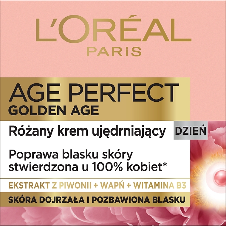 Tagescreme für Gesicht - L'Oreal Paris Age Perfect Golden Age Rosy Re-Fortifying Day Cream — Bild N2