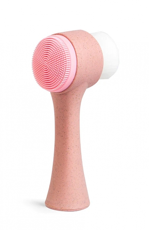 2in1 Gesichtsreinigungsbürste rosa - IDC Institute ECO Facial Brush 2in1 — Bild N2