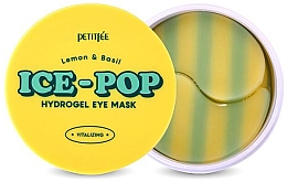 Hydrogel-Augenpads Zitrone und Basilikum - Petitfee&Koelf Lemon & Basil Ice-Pop Hydrogel Eye Mask — Bild N3