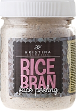 Düfte, Parfümerie und Kosmetik Gesichtspeeling mit gemahlenem Reis - Hristina Cosmetics Rice Bran Face Peeling