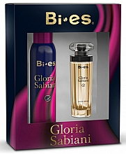 Düfte, Parfümerie und Kosmetik Bi-Es Gloria Sabiani - Duftset (Eau de Parfum 50ml + Deodorant 150ml) 