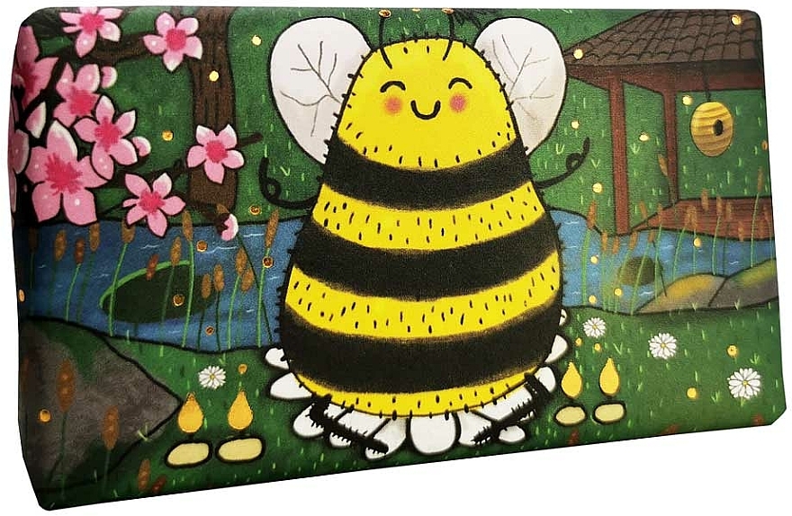 Seife mit Sheabutter Biene - The English Soap Company Wonderful Animals Bee Soap — Bild N1