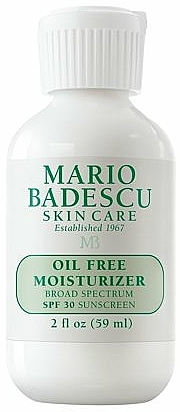 Ölfreie sonnenschützende Feuchtigkeitscreme für das Gesicht mit Grüntee-Extrakt SPF 30 - Mario Badescu Oil Free Moisturizer Broad Spectrum SPF 30 — Bild N1