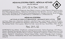 Guerlain Aqua Allegoria Forte Nerolia Vetiver - Duftset (Eau de Parfum 75 ml + Körperlotion 75ml + edp/7.5 ml) — Bild N4