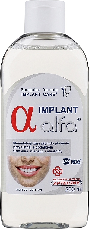 Spezialspülung für Patienten mit Implantaten - Alfa Implant Care Mouthwash — Bild N1