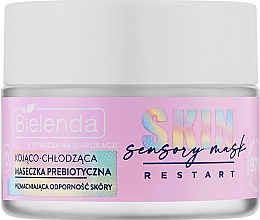 Beruhigende und kühlende präbiotische Gesichtsmaske - Bielenda Skin Restart Sensory Soothing & Cooling Prebiotic Mask — Bild N1