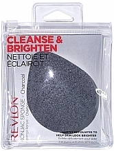 Düfte, Parfümerie und Kosmetik Schwamm zum Waschen - Revlon Cleanse & Brighten Konjac Sponge Charcoal