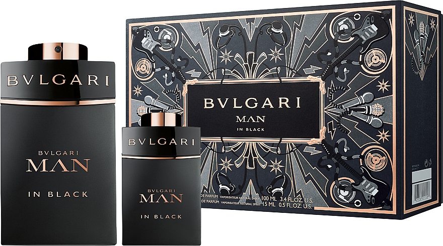 Bvlgari Man In Black - Duftset (Eau de Parfum 100ml + Eau de Parfum 15ml)  — Bild N1