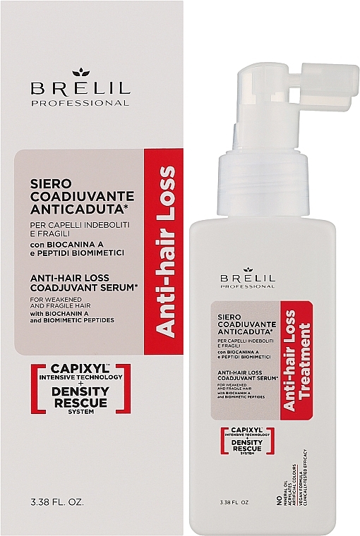 Serum gegen Haarausfall bei schwachem und brüchigem Haar  - Brelil Anti-Hair Loss Treament Coadjuvant Serum  — Bild N2