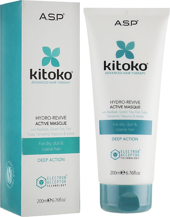 Maske für trockenes Haar - Affinage Kitoko Hydro Revive Active Masque — Bild N1