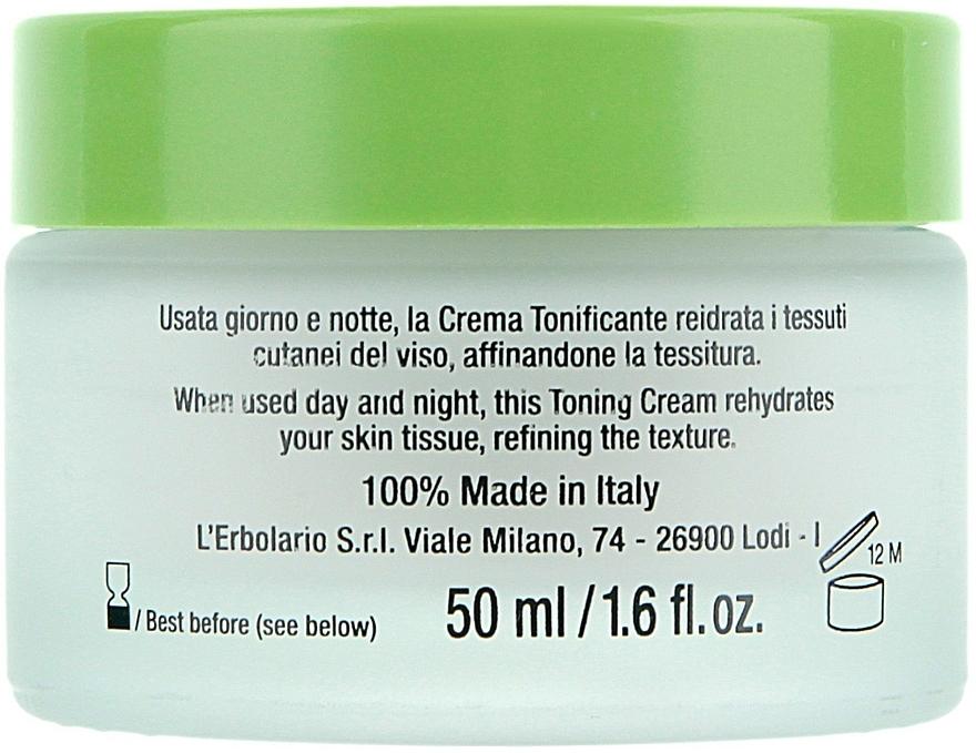 Tonisierende Gesichtscreme mit Sheabutter und Jojobaöl - L'erbolario Crema Viso Tonificante — Bild N3