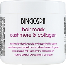 Haarmaske mit Kaschmirproteinen und Kollagen - BingoSpa Hair Mask Cashmere Proteins And Collagen — Bild N1