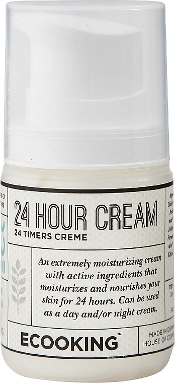 Feuchtigkeitsspendende und pflegende Gesichtscreme - Ecooking 24 Hours Cream — Bild N1
