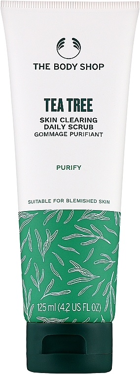 Gesichtspeeling - The Body Shop Tea Tree Skin Clearing Daily Scrub — Bild N1