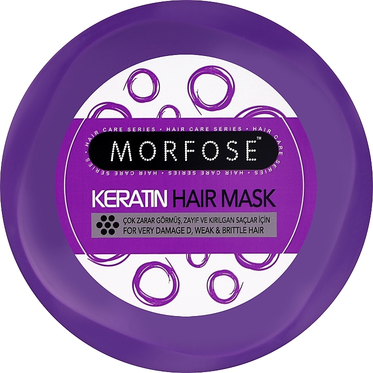 Maske für sehr geschädigtes, schwaches und sprödes Haar mit Keratin - Morfose Buble Keratin Hair Mask — Bild N1