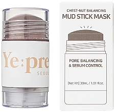 Düfte, Parfümerie und Kosmetik Stick-Maske für das Gesicht - Yepre Chest-Nut Balancing Mud Stick Mask
