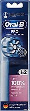 Austauschbare Zahnbürstenköpfe für elektrische Zahnbürste 2 St. - Oral-B Pro Sensitive Clean — Bild N1