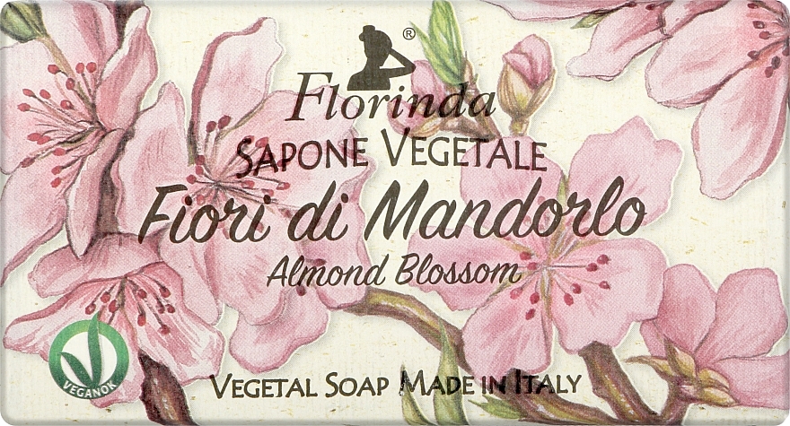 Natürliche Seife Mandelblüte - Florinda Sapone Vegetale Almond Blossom — Bild N1