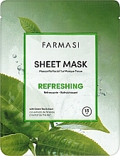 Düfte, Parfümerie und Kosmetik Erfrischende Gesichtsmaske - Farmasi Dr.C.Tuna Sheet Mask Refreshing 