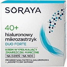 Düfte, Parfümerie und Kosmetik Gesichtscreme gegen Mimikfalten mit Hyaluronsäure - Soraya Duo Forte Face Cream 40+