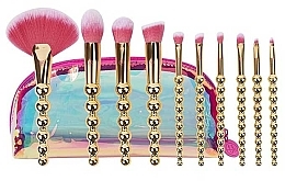 Düfte, Parfümerie und Kosmetik Make-up Pinselset 10-tlg. mit Kosmetiktasche - BH Cosmetics Doja Cat Set of 10 Brushes + Bag