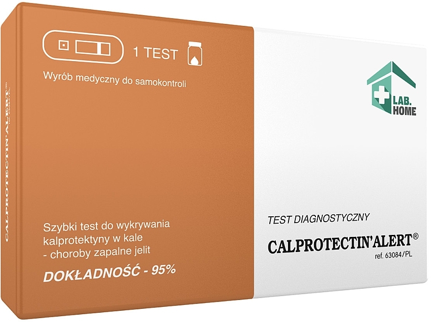 Diagnostischer Test auf Calprotectin im Stuhl - Lab.Home Calprotectin'Alert — Bild N1