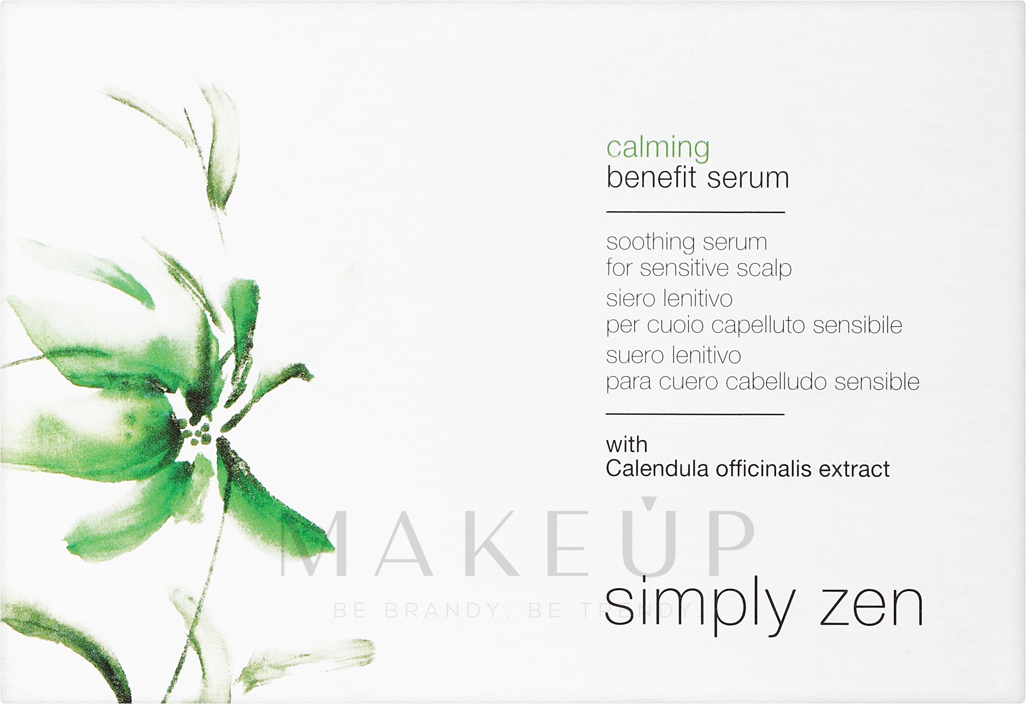 Beruhigendes Serum für empfindliche Kopfhaut - Z. One Concept Simply Zen Calming Serum — Bild 12 x 5 ml