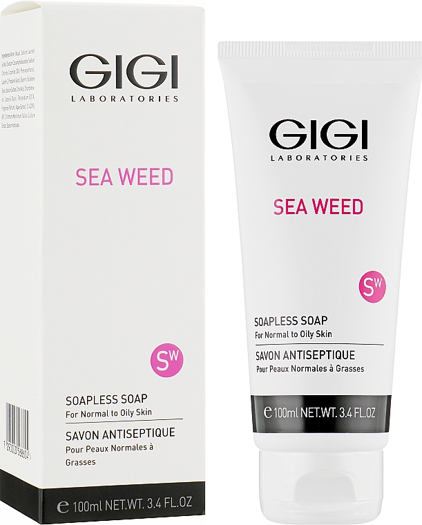 Seife für trockene bis fettige Haut - Gigi Sea Weed Soapless Soap — Bild N1