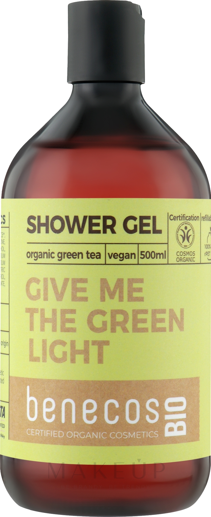 Duschgel - Benecos Shower Gel Organic Green Tea — Bild 500 ml