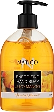 Flüssige Handseife Saftige Mango - Natigo Energizing Hand Soap — Bild N1