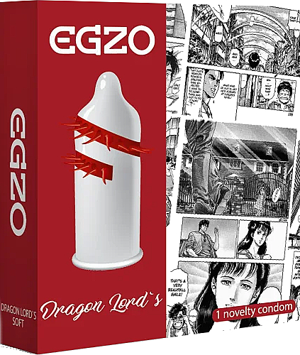 Kondom mit Stacheln Dragon Lords - Egzo — Bild N1